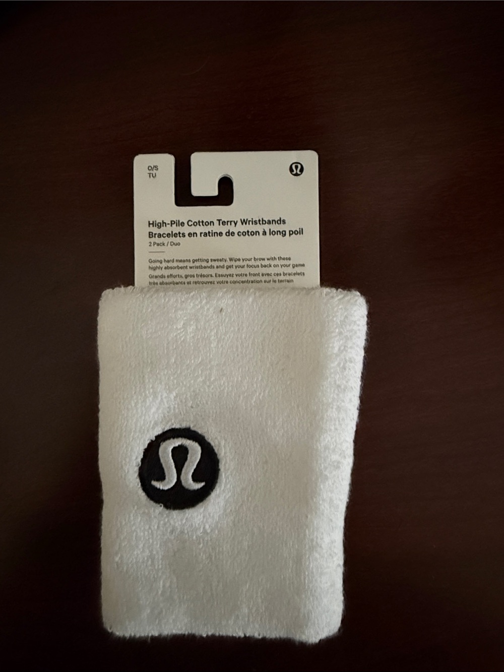 lululemon athletica White High-Pile Cotton Terry Wristbands (2-Pack)
